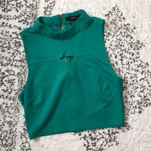Emerald Green Crop Top